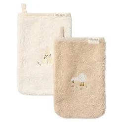 Washandjes set - Wit - Newborn Naturals - Baby Bunny