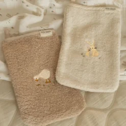 Washandjes set - Wit - Newborn Naturals - Baby Bunny