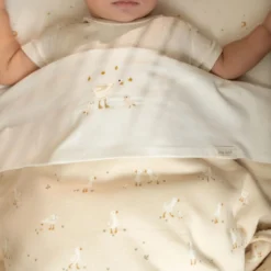 Wiegdeken - Fleece - Beige - Newborn Naturals - Little Goose