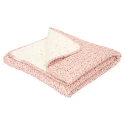 Wiegdeken - Roze - Fairy Garden - Fairy Floral