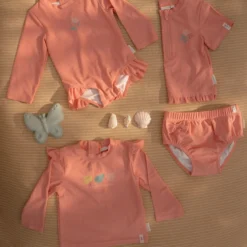 Zwemshirt lange mouw - Roze - Ocean Treasures